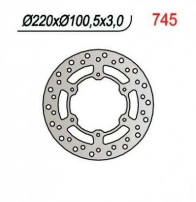 Tarcza hamulcowa przednia YAMAHA YZ 80 (93-01) / YZ 85 (02-)