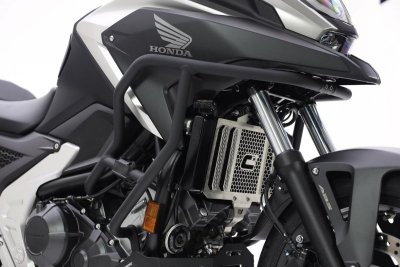 CROSSPRO GMOLE ALUMINIOWE OSŁONY SILNIKA I CHŁODNIC HONDA NC750X 21- KOLOR CZARNY