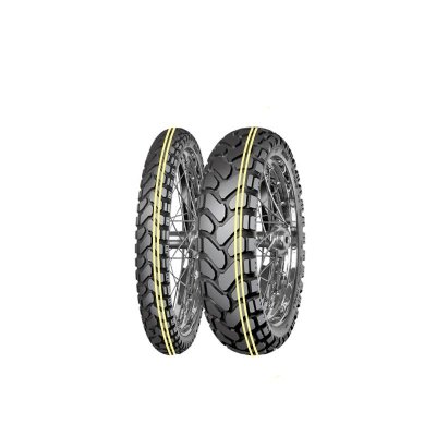 MITAS OPONA 90/90B21 (3.00B21) ENDURO TRAIL+ DAKAR (PODWÓJNY ŻÓŁTY PASEK) 54H M+S TL/TT PRZÓD DOT 05-36/2024 (zamiennik:70000560