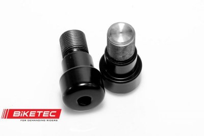 BIKETEC KOŃCÓWKI/CIĘŻARKI KIEROWNICY YAMAHA (PATRZ OPIS DODATKOWY) KOLOR CZARNY 2408030000, OEM: 5D7-F6246-10-00