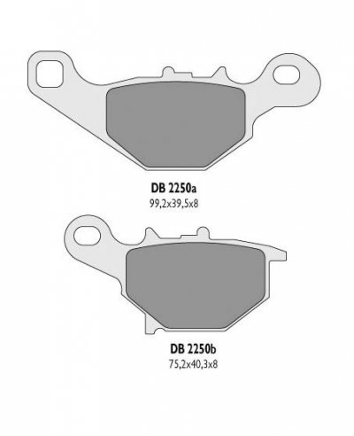 DELTA BRAKING KLOCKI HAMULCOWE KH230, KH396