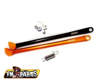 FM-PARTS NOWOŚĆ STOPKA BOCZNA (NÓŻKA) KTM / HUSQVARNA 17-23 KOLOR POMARAŃCZOWY