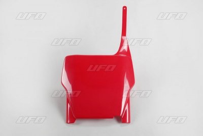 UFO TABLICA NA NUMER STARTOWY HONDA CR 125/250 04-07, CRF 250/450 04-07 KOLOR CZERWONY