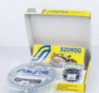 SUNSTAR ZESTAW NAPĘDOWY HONDA XL 125V VARADERO 01-11 STANDARD (14/44/110) (DO 750CC) (SUN39114/SUN1-3079-44/SS520RDG-110N) (WZMO