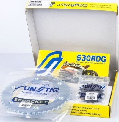 SUNSTAR ZESTAW NAPĘDOWY HONDA CBR 900RR 92-95 STANDARD (16/42/108) (DO 1000CC) (SUN52216/SUN1-5485-42/SS530RDG-108N) - MADE IN J