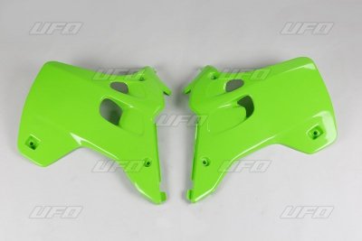 UFO OSŁONY CHŁODNICY KAWASAKI KX 125/250 92-93 KOLOR ZIELONY