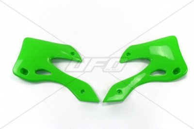 UFO OSŁONY CHŁODNICY KAWASAKI KX 125/250 99-02 KOLOR ZIELONY