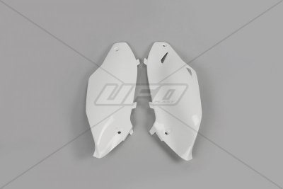 UFO BOCZKI TYLNE KAWASAKI KXF 250 13-16, KXF 450 12-15 KOLOR BIAŁY