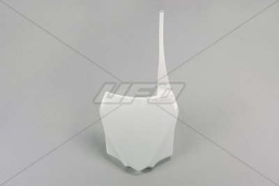 UFO TABLICA NA NUMER STARTOWY KAWASAKI KX 85 14-25, KX 100 14-21, KX 112 22-25 KOLOR BIAŁY