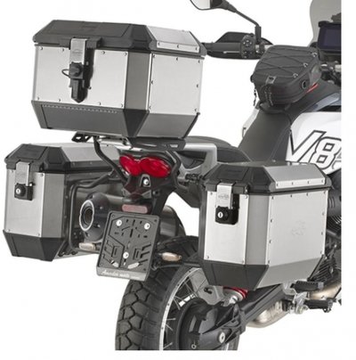 KAPPA STELAŻ KUFRÓW BOCZNYCH MONOKEY MOTO GUZZI V85 TT 24-, - RÓWNIEŻ POD KUFRY MONOKEY RETRO-FIT KVE KVENTURE ALU ORAZ KMS KMIS