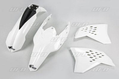 UFO KOMPLET PLASTIKÓW KTM EXC 09-10 KOLOR BIAŁY (KT511E047)