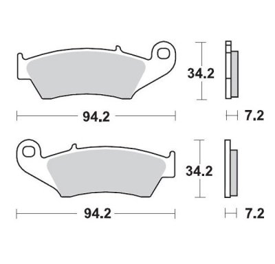 MOTO-MASTER KLOCKI HAMULCOWE KH185 / KH389 SINTER METAL OEM: 11 (SINTERPRO RACING) BETA RR 2T 125/200 19-, RR 2T 250/300 13-, RR