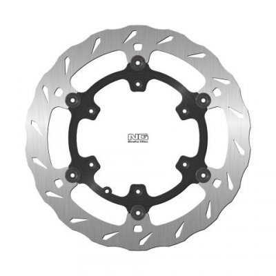 NG TARCZA HAMULCOWA PRZÓD AJP PR7 ADVENTURE 650 16-20 ZACISK BREMBO (300X124,3X5MM) PŁYWAJĄCA (6X6,5MM) WAVE