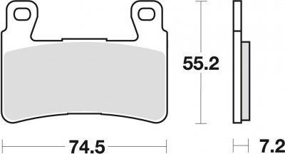 TRW klocki hamulcowe przód Honda CBR 600  F (99-07)