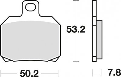 TRW klocki hamulcowe tył  Benelli Leoncino Trial ABS  500( 17-)