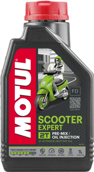 MOTUL SCOOTER EXPERT 2T OLEJ  1L (PÓŁSYNTETYCZNY)