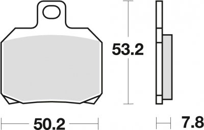 TRW klocki hamulcowe tył Ducati Biposto 999 ( 02-06)