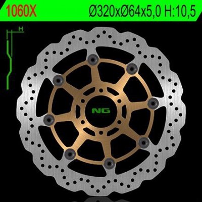 Tarcza hamulcowa przednia Ducati 600 MONSTER (93-02) / SUPERSPORT (94-00) WAVE