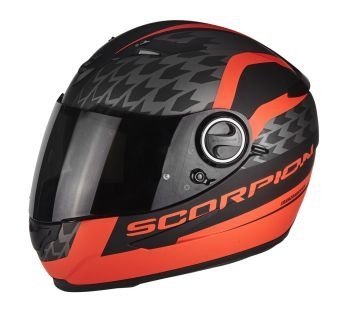 SCORPION KASK MOTOCYKLOWY EXO-490 GENESI MAT BK-NEON RED