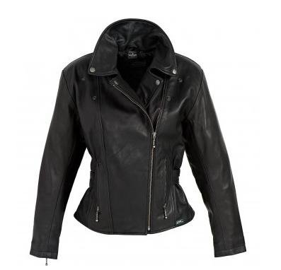 Spirit Motors Virginia ramoneska damska kurtka motocyklowa skórzana czarna XS