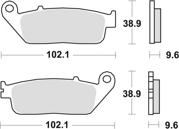  TRW klocki hamulcowe przód HONDA CB - F 500 ( 13-15)