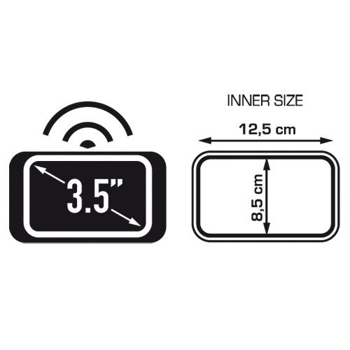 KAPPA pokrowiec na GPS / SMARTPHONE 3,5 cala z mocowaniem na kierownicę