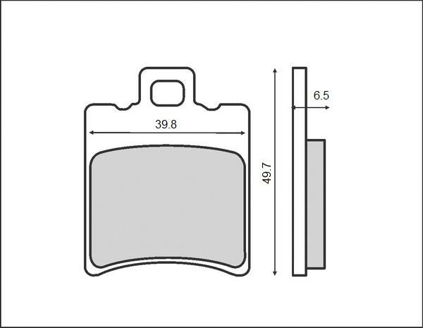 BRENTA KLOCKI HAMULCOWE HONDA PRZÓD X8R-S Super Sport (98-04)