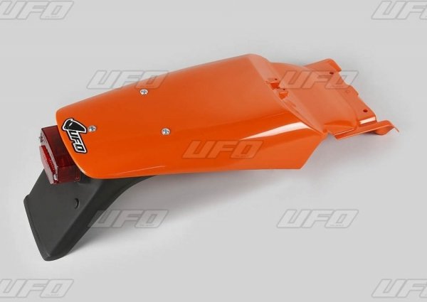 UFO BŁOTNIK TYŁ KTM 4T '93-'99 Z LAMPKĄ KOLOR POMARAŃCZOWY