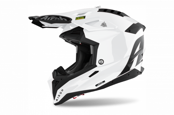 KASK MOTOCYKLOWY AIROH AVIATOR 3 COLOR WHITE GLOSS L