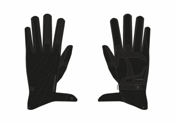 RĘKAWICE MOTOCYKLOWE DAMSKIE REBELHORN RUNNER BLACK WM