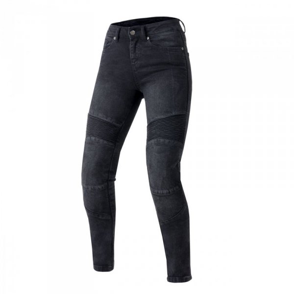 JEANSY MOTOCYKLOWE DAMSKIE OZONE AGNESS 2 WASHED BLACK 38/32 W38/32