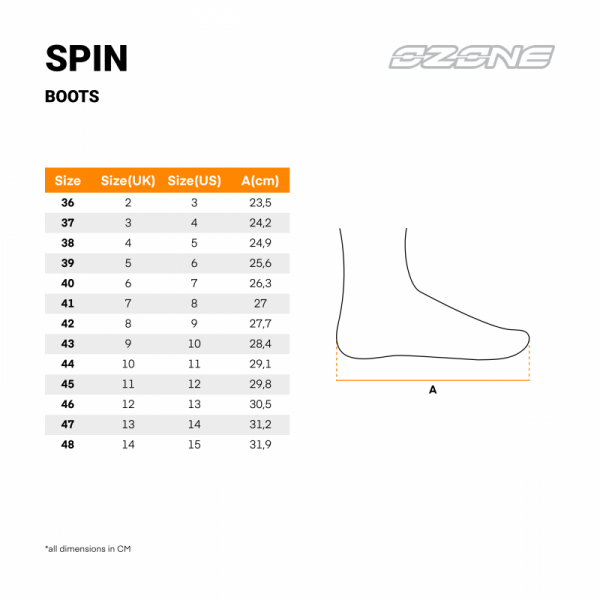 BUTY MOTOCYKLOWE OZONE SPIN BLACK BLACK SOLE 44