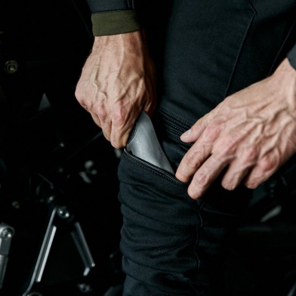 JEANSY MOTOCYKLOWE REBELHORN EAGLE 3 SLIM FIT WASHED BLUE 32/34