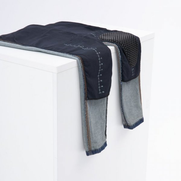 JEANSY MOTOCYKLOWE REBELHORN NOMAD TAPERED FIT WASHED BLACK 42/32