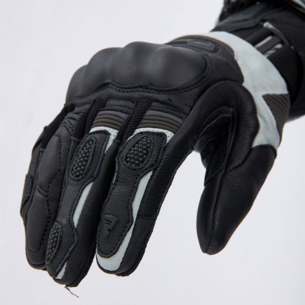 RĘKAWICE MOTOCYKLOWE REBELHORN RANGE BLACK LIGHT GREY M