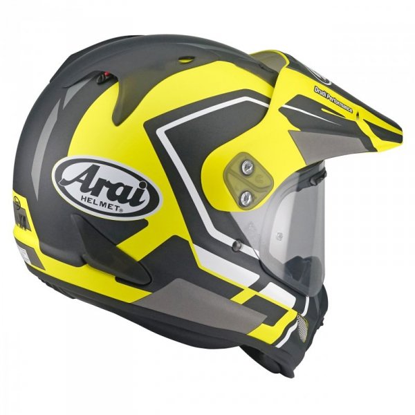 KASK MOTOCYKLOWY ARAI TOUR-X4 DETOUR-2 FLUOR YELLOW S