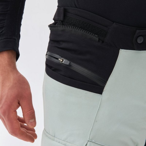 SPODNIE MOTOCYKLOWE TEKSTYLNE REBELHORN RANGE GREY BLACK RED 5XL