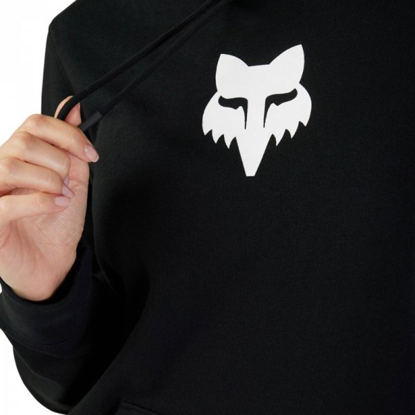 BLUZA Z KAPTUREM DAMSKA FOX HEAD BLACK XS