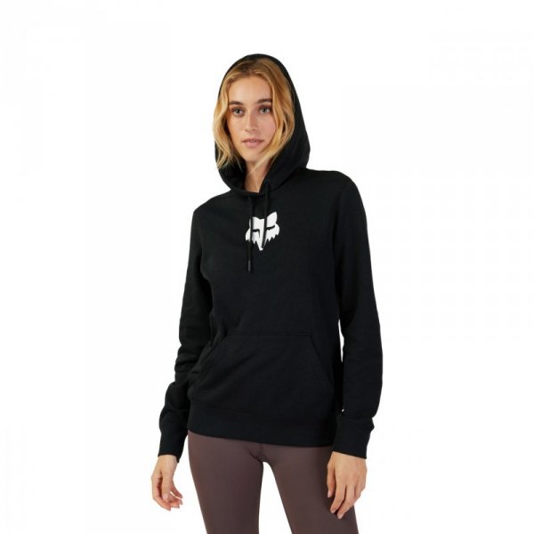 BLUZA Z KAPTUREM DAMSKA FOX HEAD BLACK M