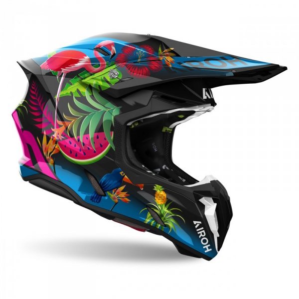 KASK MOTOCYKLOWY AIROH TWIST 3 AMAZONIA GLOSS XL