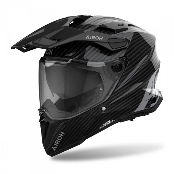 KASK MOTOCYKLOWY AIROH COMMANDER 2 CARBON FULL CARBON GLOSS M