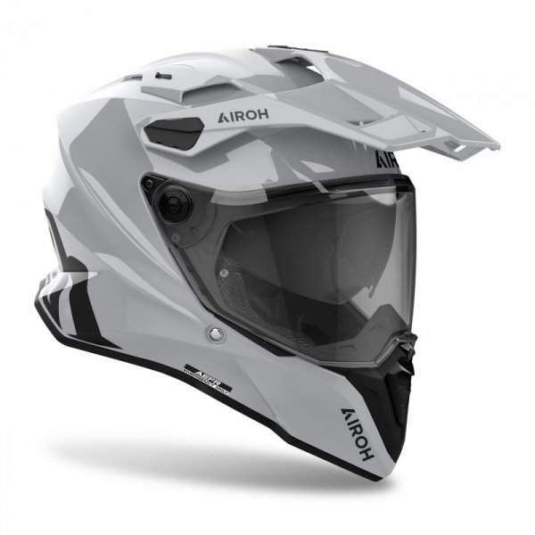 KASK MOTOCYKLOWY AIROH COMMANDER 2 COLOR CEMENT GREY GLOSS S