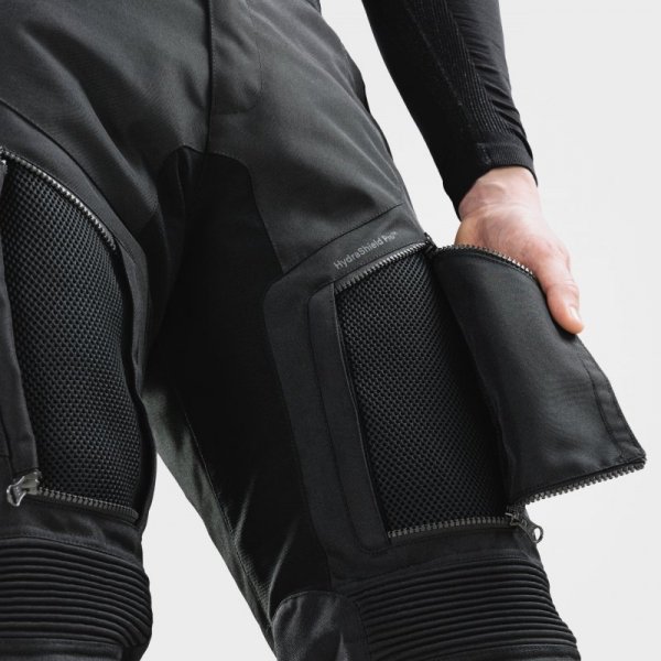 SPODNIE MOTOCYKLOWE TEKSTYLNE REBELHORN CUBBY 5 BLACK (DŁUGA NOGAWKA ) L-L