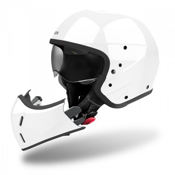 KASK MOTOCYKLOWY AIROH J110 COLOR WHITE GLOSS XS