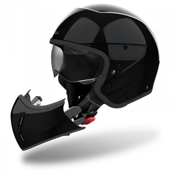 KASK MOTOCYKLOWY AIROH J110 COLOR BLACK GLITTER L