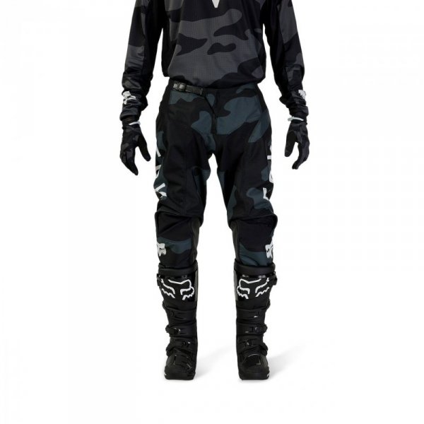 SPODNIE MOTOCYKLOWE FOX 180 BNKR BLACK CAMO 32