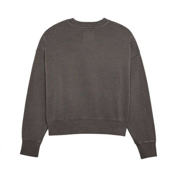 BLUZA DAMSKA FOX WORDMARK OVERSIZED FLEECE CREW PEWTER XS