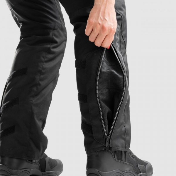 SPODNIE MOTOCYKLOWE TEKSTYLNE DAMSKIE REBELHORN HIKER 4 BLACK (KRÓTKA NOGAWKA) S-WS