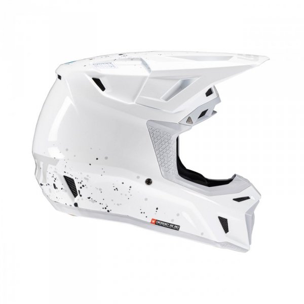 KASK MOTOCYKLOWY Z GOGLAMI LEATT KIT MOTO 8.5 WHITE M