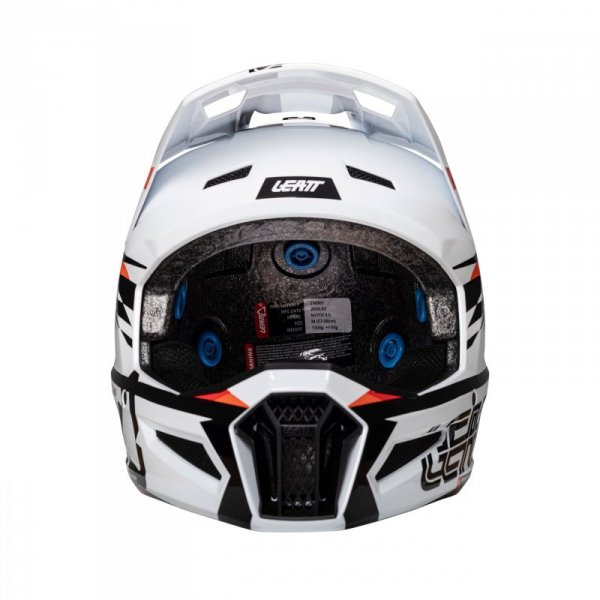 KASK MOTOCYKLOWY Z GOGLAMI LEATT KIT MOTO 3.5 WHITE S